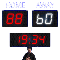 60 Away Sticker