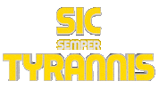 Sic Semper Tyrannis Sticker by OpticalArtInc.