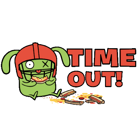 Touch Down Super Bowl Sticker by UglyDolls