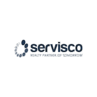 ServiscoImmo logo blue realty partner Sticker