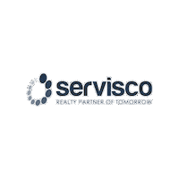 ServiscoImmo logo blue realty partner Sticker