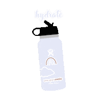 Drink Up Water Bottle Sticker