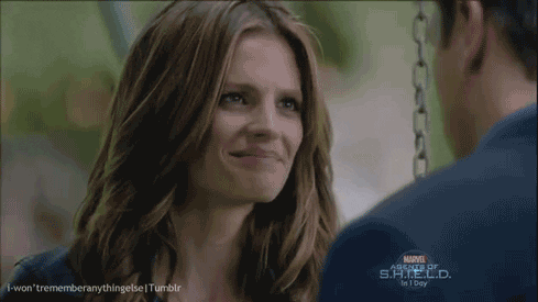 kate beckett yes GIF