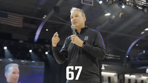 Chris Collins Cats GIF by Northwestern Athletics