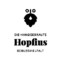 Hopfius bier hopfius die handgebraute genussvielfalt hanfthal Sticker