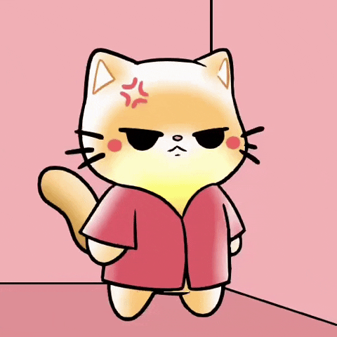 Angry Cat GIF by Mochimons