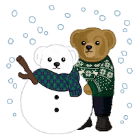 Christmas Snow Sticker by RalphLaurenKR