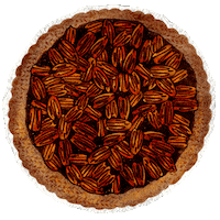 Vote Early Pecan Pie Sticker by Creative Courage