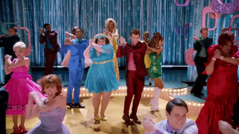 Tracy Turnblad dancing GIF by Hairspray Live!
