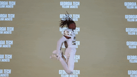 Georgia Tech Football Sport GIF by Georgia Tech Yellow Jackets