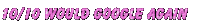 pink 10/10 would google again Sticker by AnimatedText