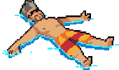 Pixel Pool Sticker by VinDig