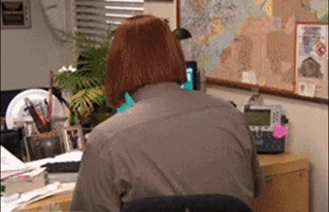 The Office Comedy GIF by nounish ⌐◨-◨