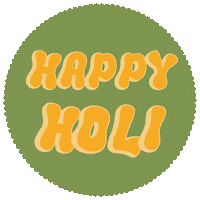 Holi Festival Indian Sticker by Sonamm