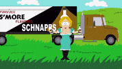 alcohol cleavage GIF by South Park 