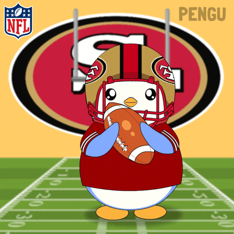 Touch Down Super Bowl GIF by Pudgy Penguins