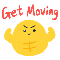 Fitness Get Moving Sticker by arlyna