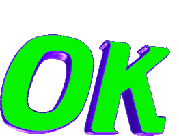 text ok Sticker