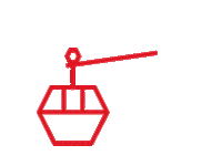 Snowboarding Cable Car Sticker by Silvretta Montafon