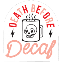 dudesxdonuts coffee tired tea mug Sticker