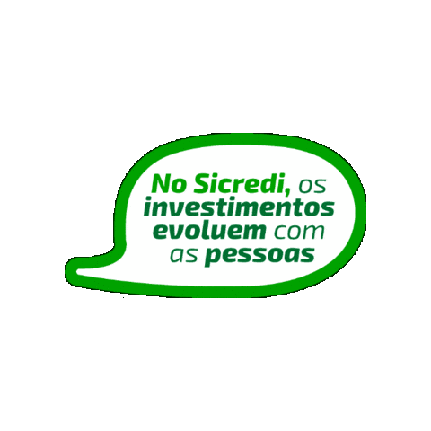 Investimento Sticker by Sicredi Alta Noroeste SP