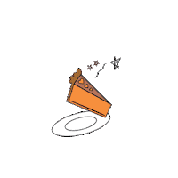 Pumpkin Pie Halloween Sticker by Mallory Ervin