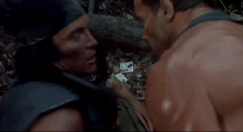 upressplay giphyupload arnold predator schwarzenegger GIF