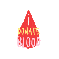 jasminbecela blood drop donation first time Sticker