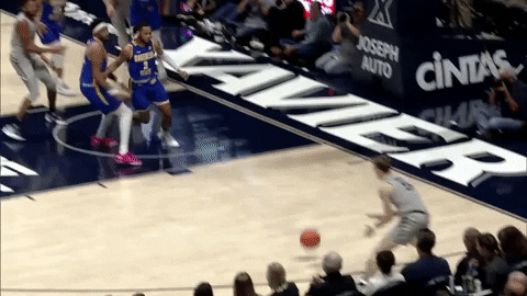Happy College Basketball GIF by Xavier Men's Basketball