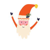 Christmas Santa Sticker