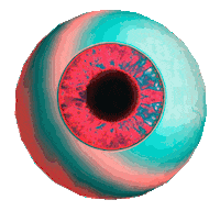 I See You Art Sticker by badblueprints