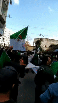 Algerians Protest For the Fifth Friday in a Row Against President Extending Fourth Term