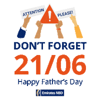 Dubai Father Sticker by EmiratesNBD