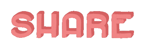 Pink Share Sticker