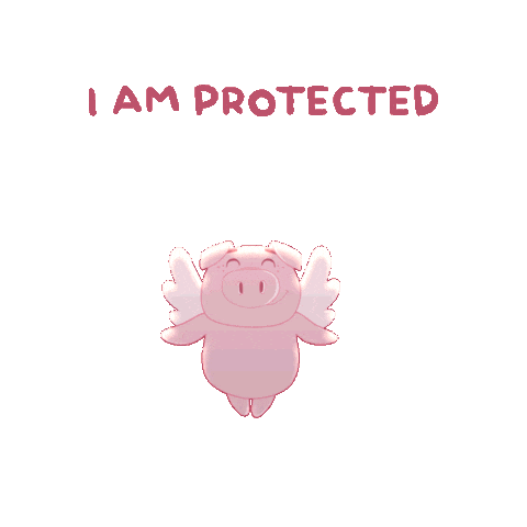 Flying Pig Sticker by PositivelyPigasus