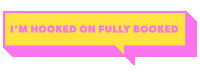 nikihutchison marketing fully booked niki hutchison hooked on fully booked Sticker