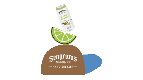 Drink Cheers Sticker by Seagrams Escapes