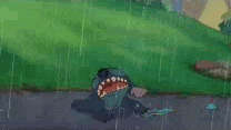 yell lilo and stitch GIF