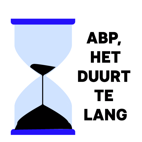 FossielvrijNL abp klimaat fossielvrij abpfossielvrij Sticker