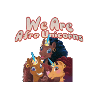 Sticker by Afro Unicorn