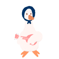 Bird Sing Sticker by Stana_