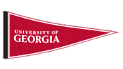 Georgia Flag Uga Sticker by University of Georgia