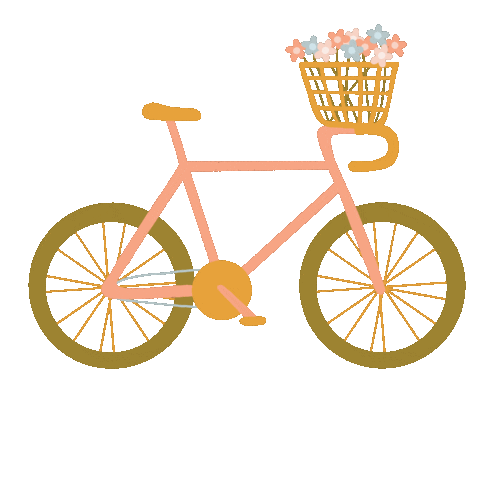 Flower Basket Summer Sticker