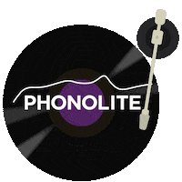 phonolite music musica disco vinyl Sticker