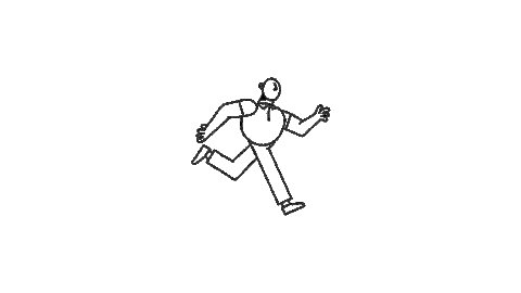 diegoanimation giphyupload run corrida correr Sticker