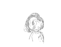 Animation Girl Sticker