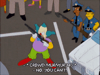 shooting bart simpson GIF
