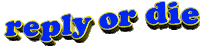 reply die Sticker by AnimatedText
