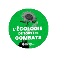 jeunesecolos eelv marine tondelier les écologistes jeunes écolos Sticker