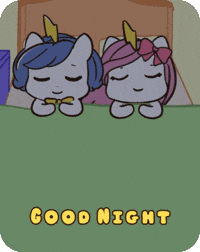 Rest Well Good Night GIF by Brave Unicorn